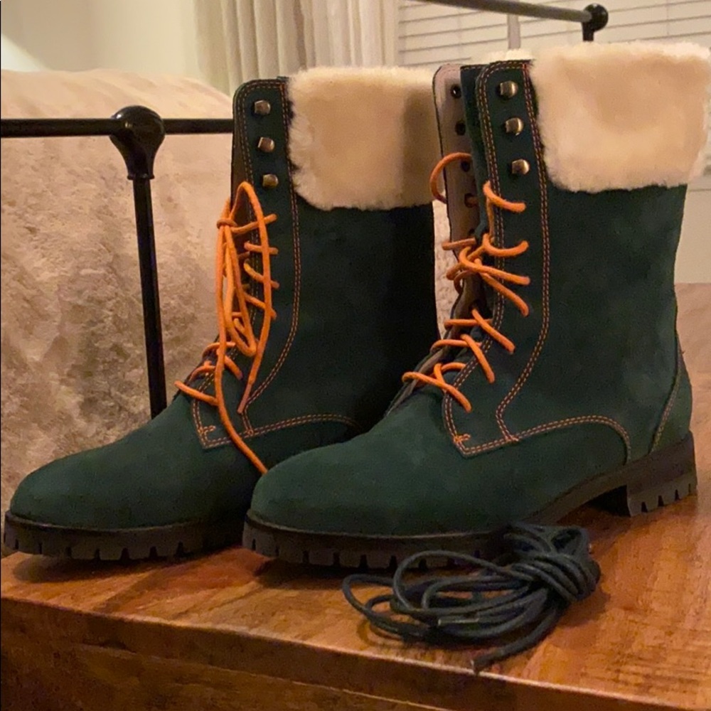 “Cole Haan” w/ Nike Air Faux Fur Waterproof Boots